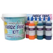 Handy Art Fabric Paint Kit, Regular Colors, 4 oz. Bottles, PK9 885-060